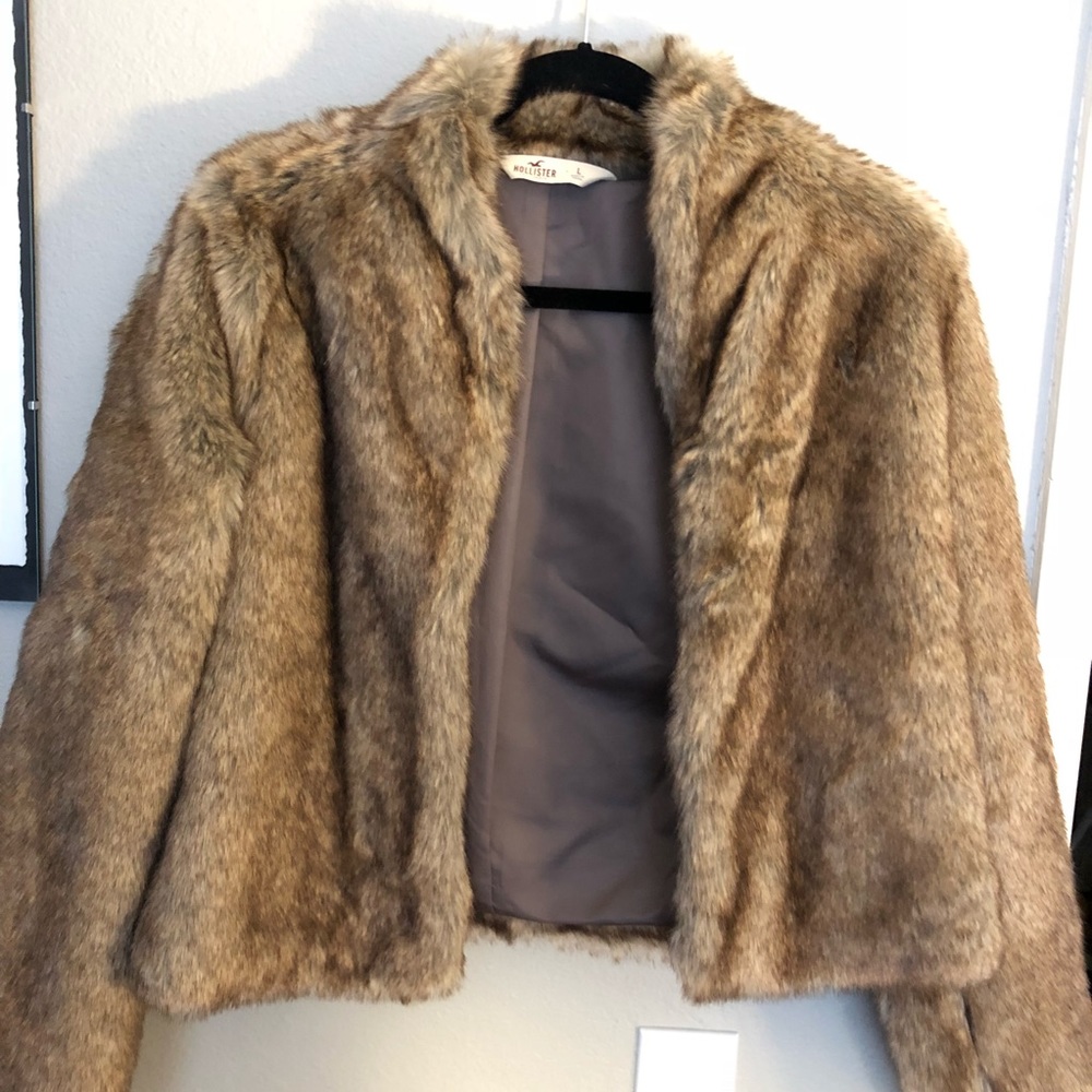 Hollister Faux Fur Jacket